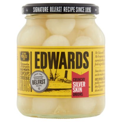 Picture of Edward Silverskin Onions Pickled 350g x12